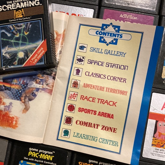 21 vintage Atari games, includes the earth dies Screaming 1983 - Picture 7 of 8